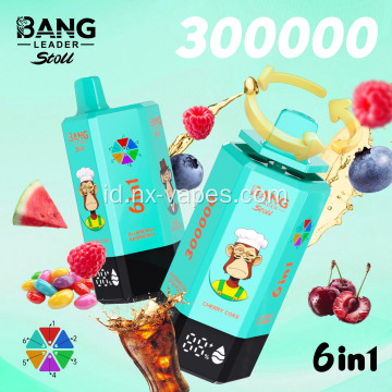 Bang Leader 300K Puff 6in1 Rasa vape